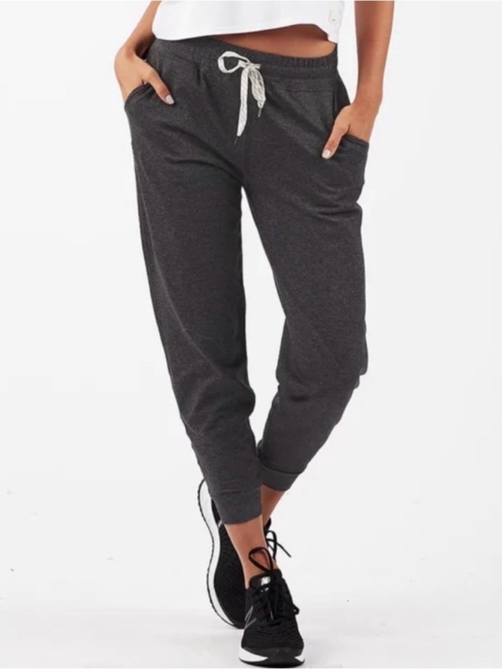 Vuori Performance Jogger Long Charcoal Heather Large